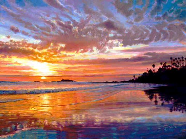 Laguna Sunset. © Ruth Mayer Fine Art.